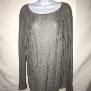 J Crew Women Large Gray Wool Blend Sweater ❤️